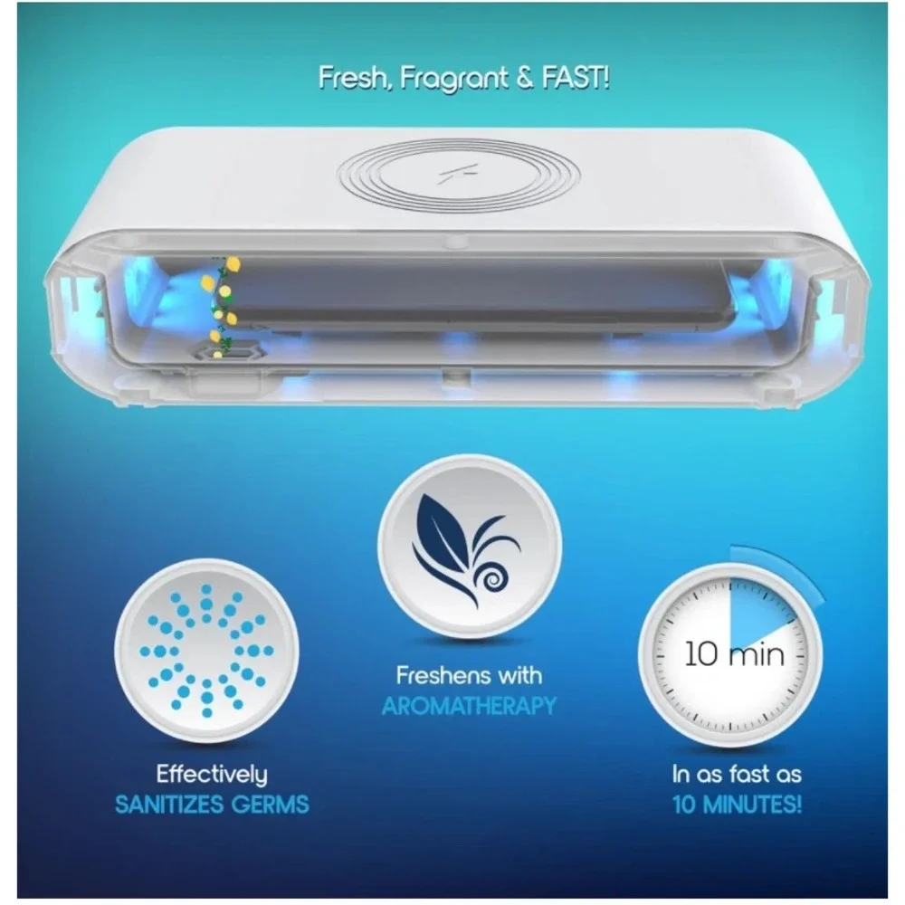 Phonespa Phone & Accessory Sanitizer /‎ Aromatherapy Diffuser Plus Charger